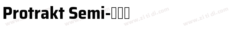 Protrakt Semi字体转换 Protrakt Semi字体转换
